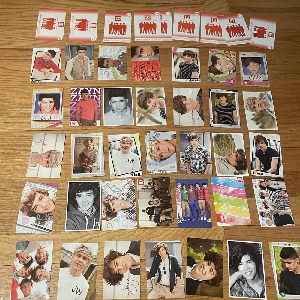 One Direction  $3-7 Photo cards READ DESC
